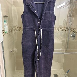 POL Deep Purple Corduroy Jacket